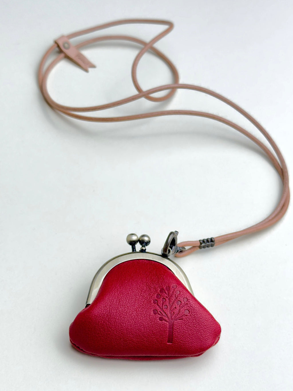 Japanese Leather Necklace Purse